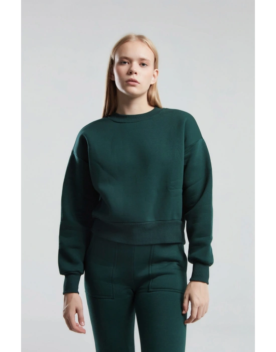 Kadın Yeşil Sweatshirt