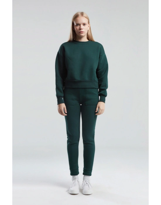 Kadın Yeşil Sweatshirt