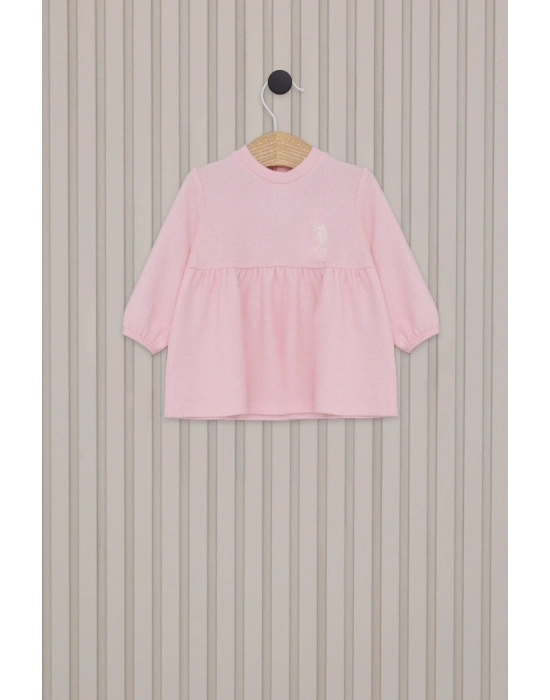 Kız Bebek Pembe Elbise