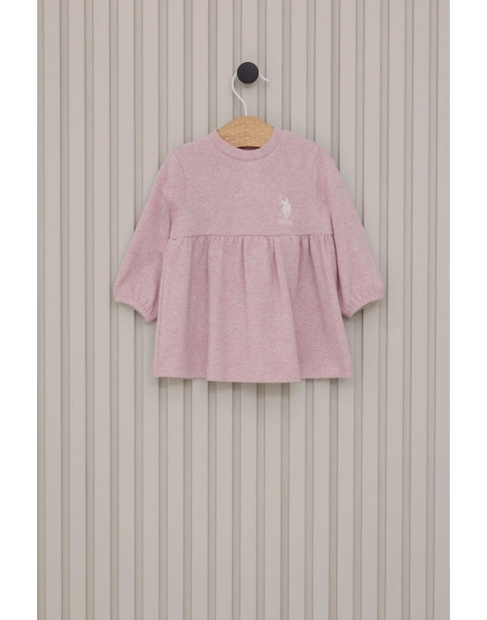 Kız Bebek Pembe Elbise