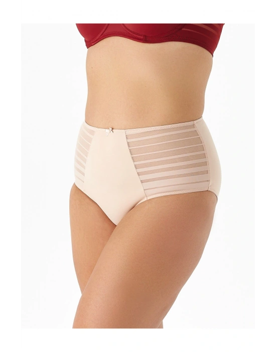 Aster Büyük Beden Çizgili Külot