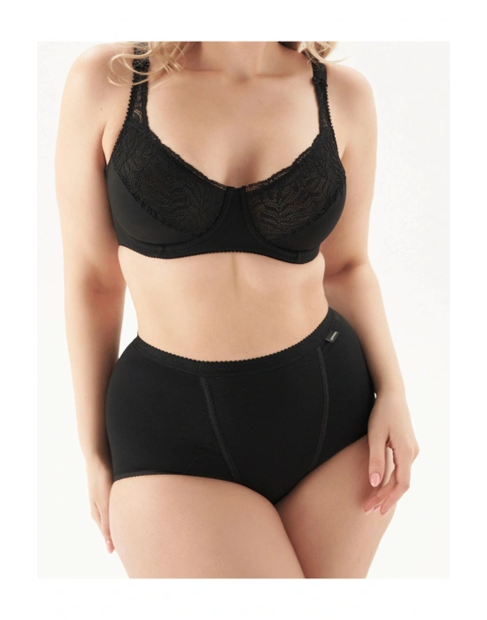 Juno Büyük Beden Balenli Cotton Sütyen