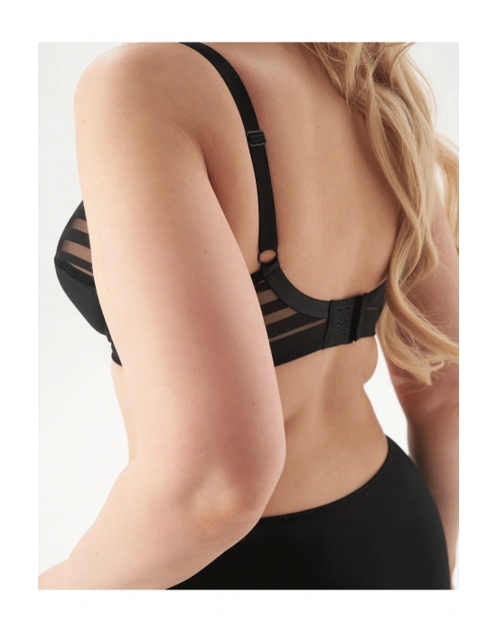 Aster Balenli Toparlayıcı Çizgili Sütyen