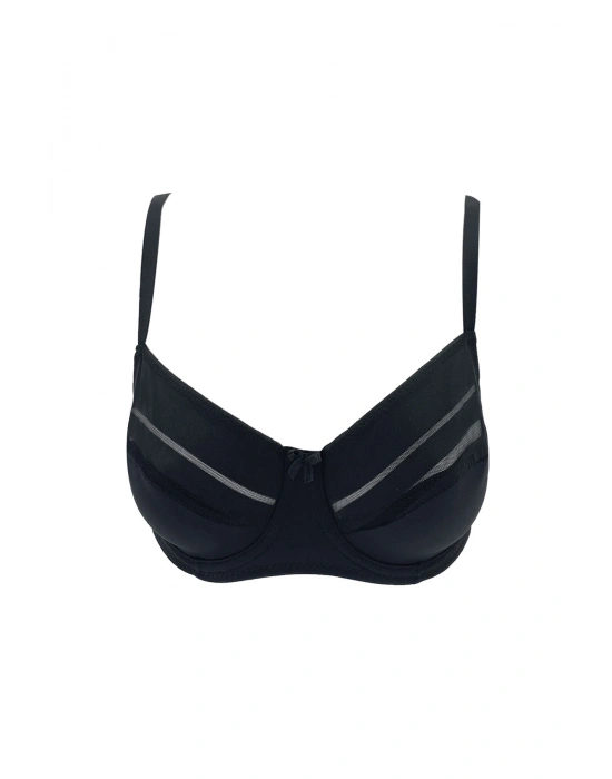 Aster Balenli Toparlayıcı Çizgili Sütyen