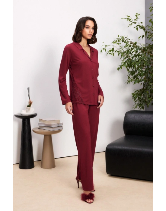 Penye Altılı Gelin Çeyiz Seti - 5000 Bordo