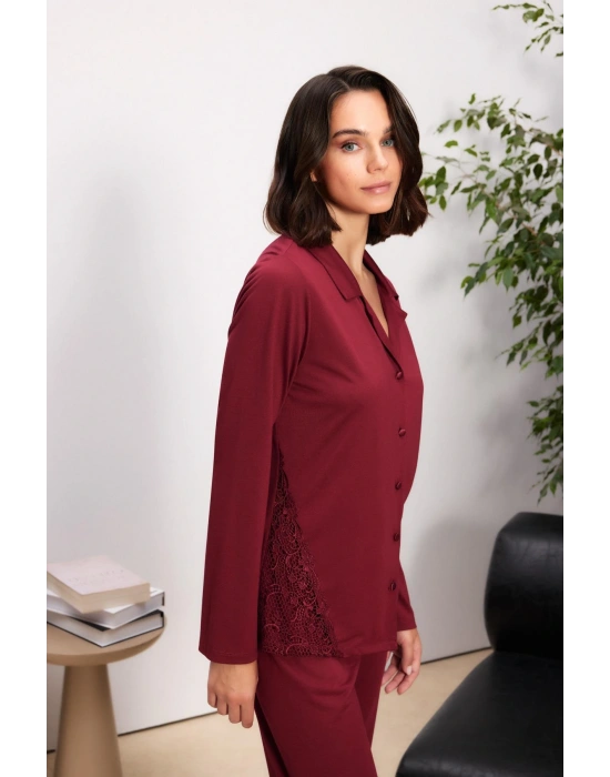 Penye Altılı Gelin Çeyiz Seti - 5000 Bordo