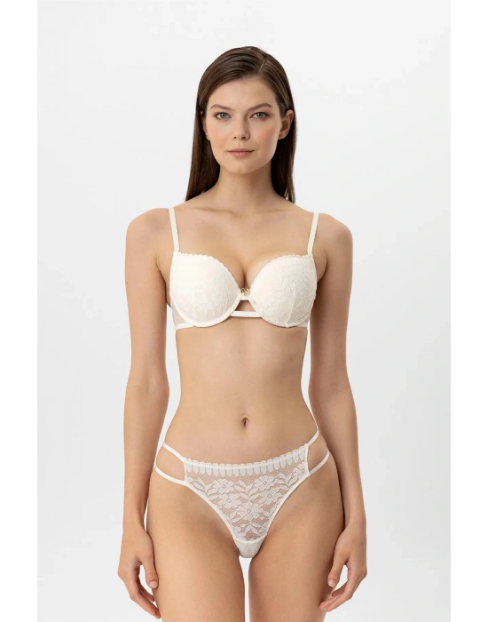 Milan Destekli Push-Up Jartiyer Sütyen Takım