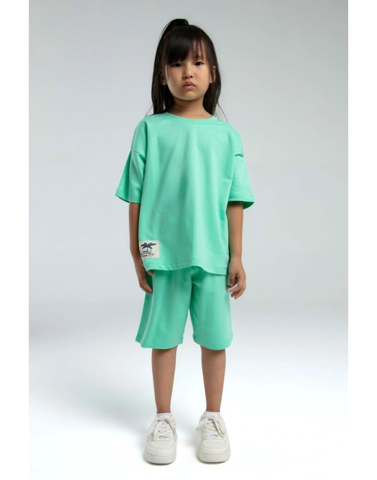 Kız Çocuk Bermuda Takım