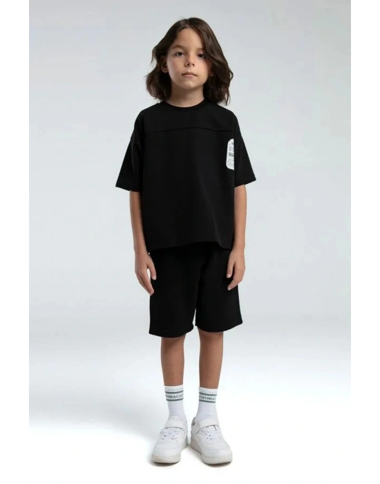 Erkek Çocuk Bermuda Takım Ottoman Örme Kumaş