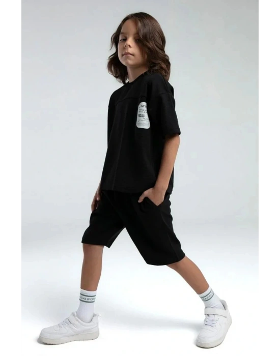 Erkek Çocuk Bermuda Takım Ottoman Örme Kumaş