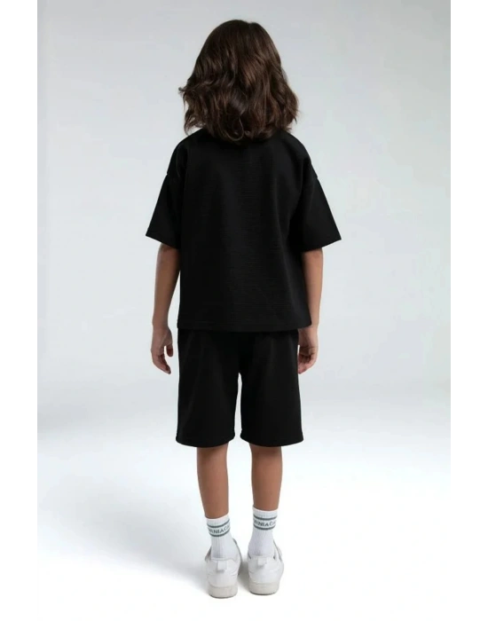 Erkek Çocuk Bermuda Takım Ottoman Örme Kumaş