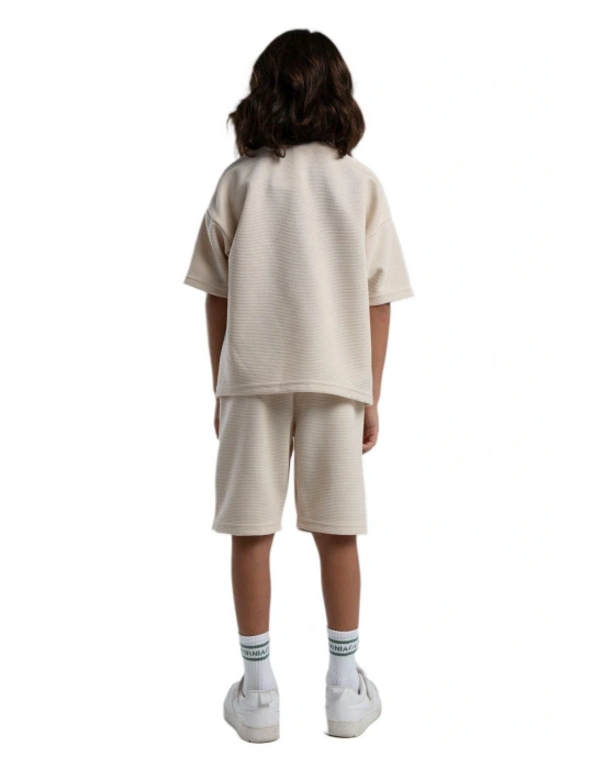 Erkek Çocuk Bermuda Takım Ottoman Örme Kumaş