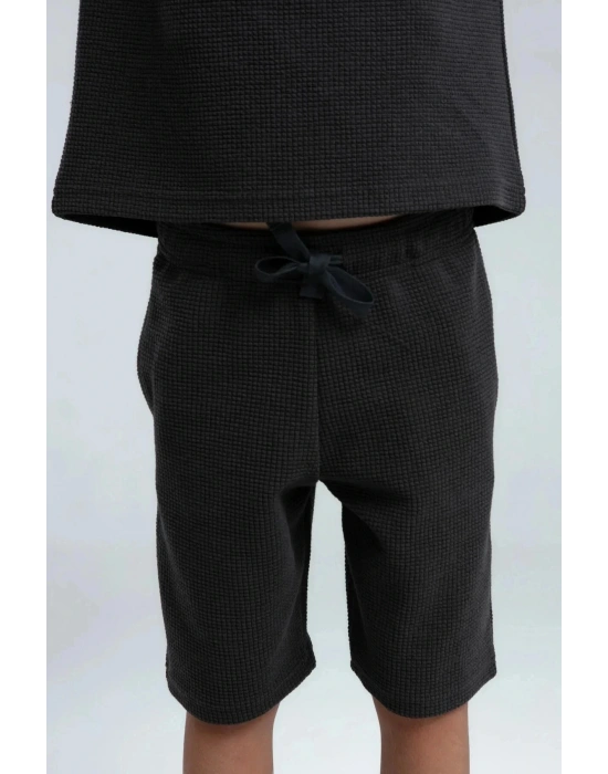 ERKEK ÇOCUK BERMUDA TAKIM - ANTRASİT