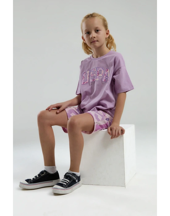 U.S. Polo Assn Kız Çocuk Bermuda Takım