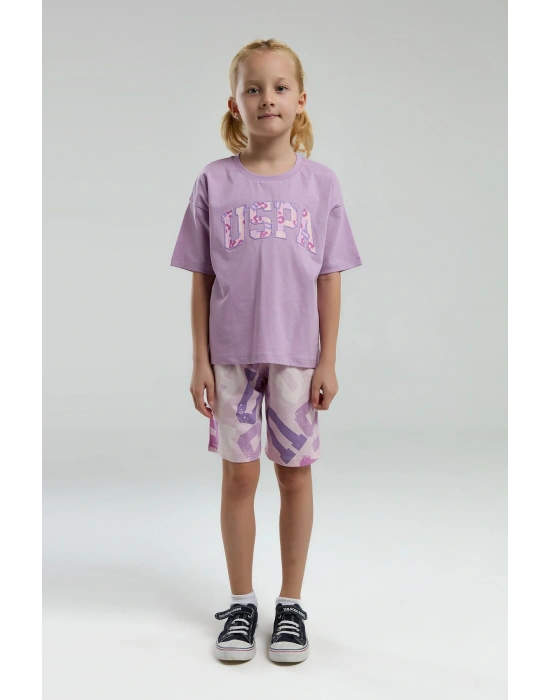 U.S. Polo Assn Kız Çocuk Bermuda Takım