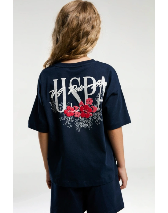 Kız Çocuk Lacivert Şort Takım