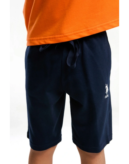 Erkek Çocuk Turuncu Bermuda Takım