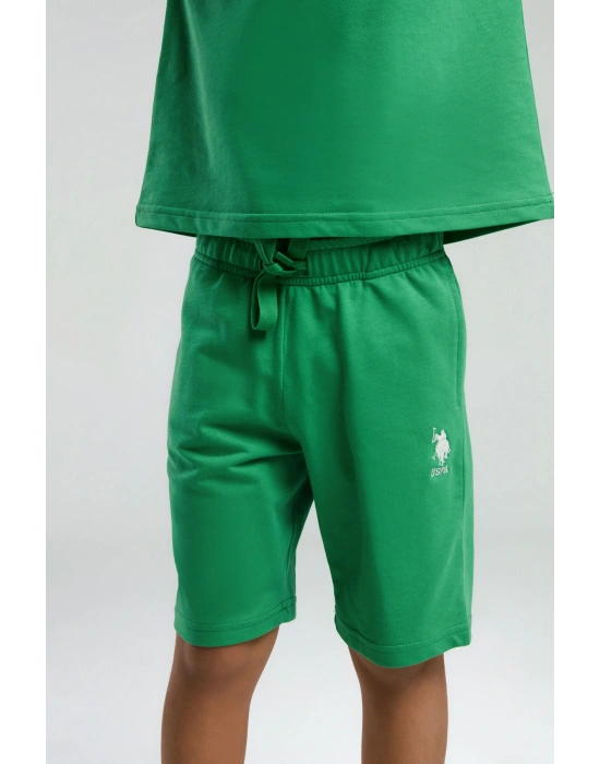 Erkek Çocuk Yeşil Bermuda Takım