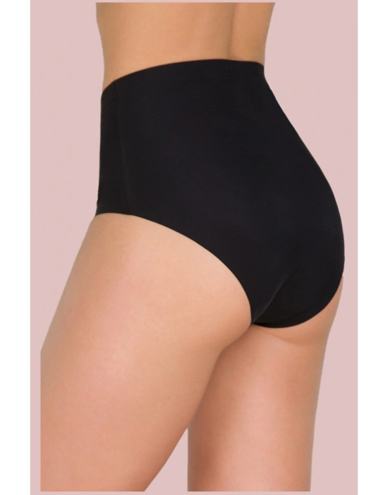 Yüksek Bel Lazer Kesim Bato Silikonlu Kaydırmaz Slip Lazer Külot Korse