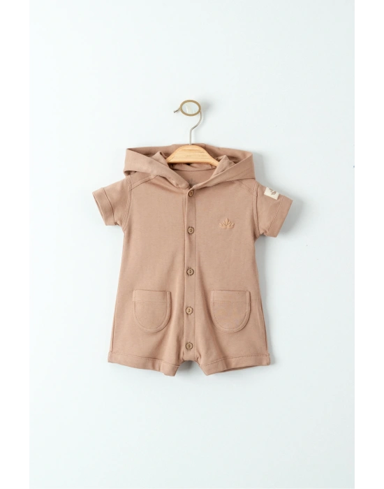 Liparis  Organik Kapüşonlu Bebek Barbatöz 009