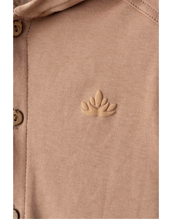 Liparis  Organik Kapüşonlu Bebek Barbatöz 009