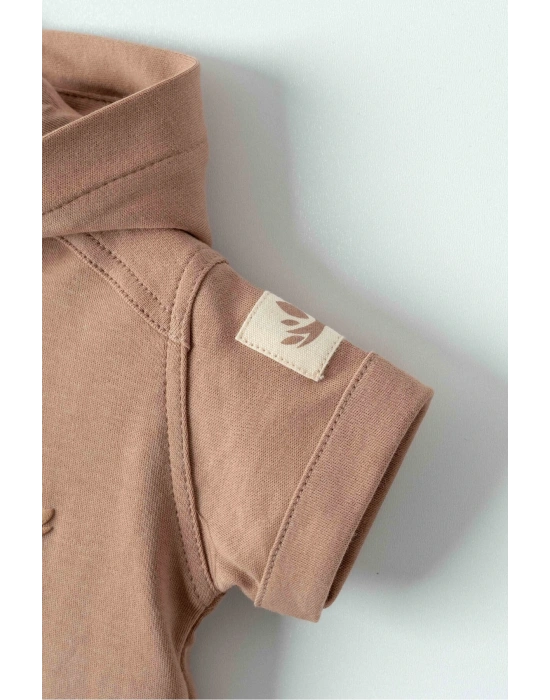 Liparis  Organik Kapüşonlu Bebek Barbatöz 009