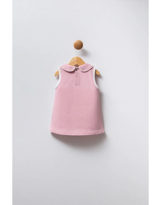 U.S. Polo Assn. Kız Bebek Pembe Elbise