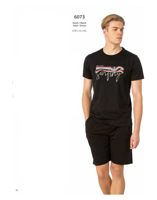 Erkek Yazlık Yeni Sezon Pamuklu Günlük Şort Takım 6073