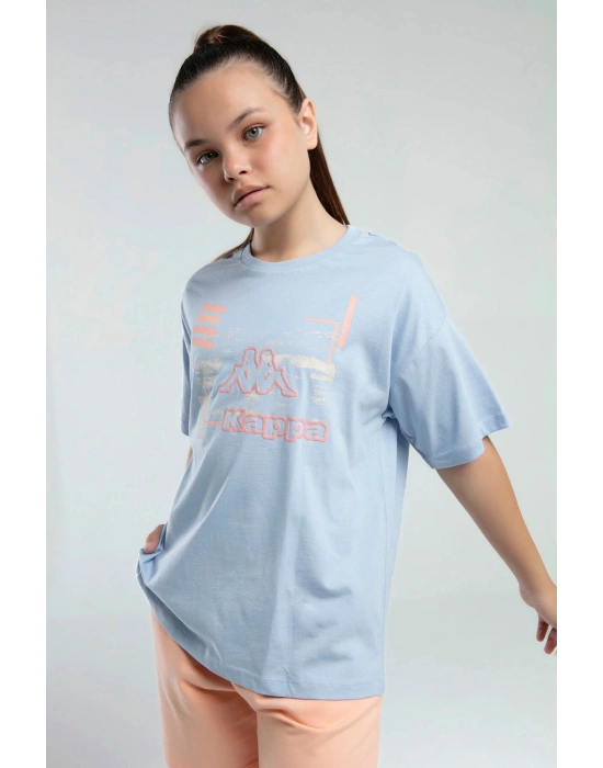 Kız Çocuk Mavi Tişört