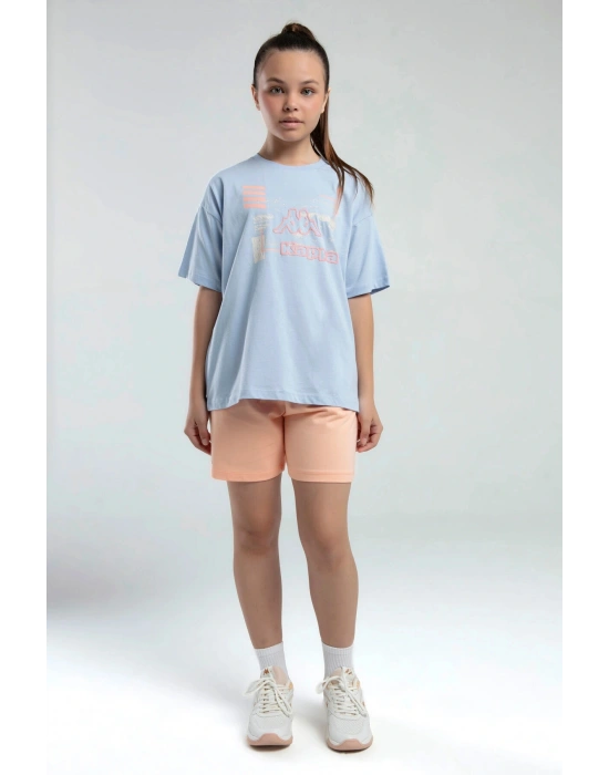 Kız Çocuk Mavi Tişört
