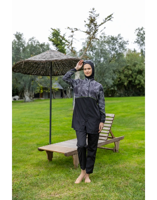 Kıl biye Süslemeli Tesettür Mayo