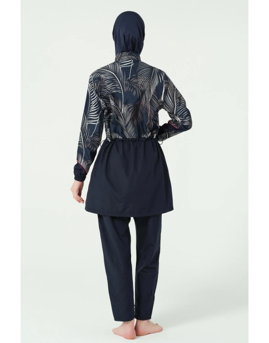 Kıl biye Süslemeli Tesettür Mayo