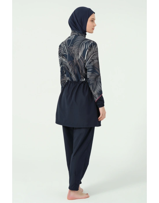 Kıl biye Süslemeli Tesettür Mayo