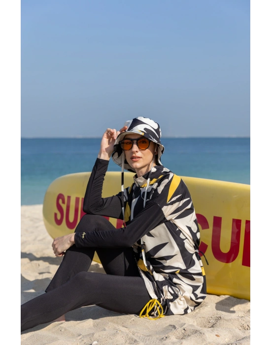 Şapkalı Rahat Tesettür Mayo