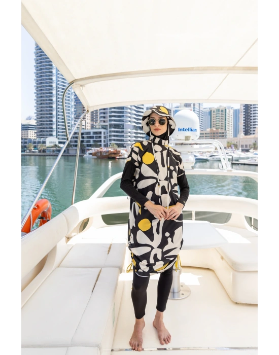 Şapkalı Rahat Tesettür Mayo