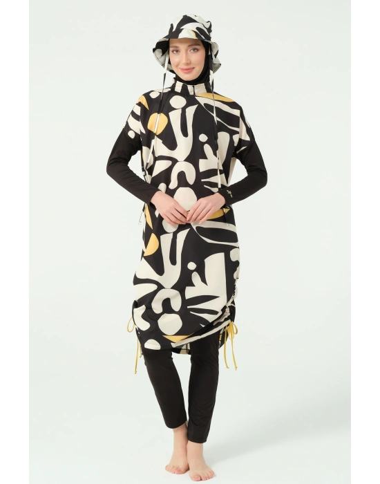 Şapkalı Rahat Tesettür Mayo