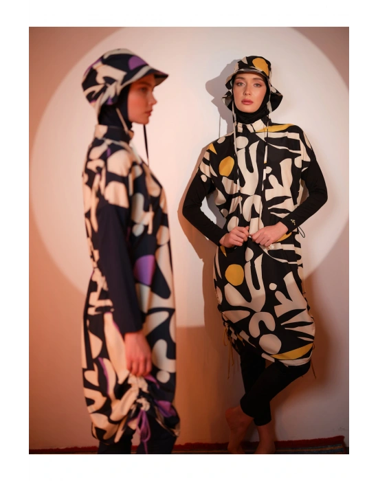 Şapkalı Rahat Tesettür Mayo