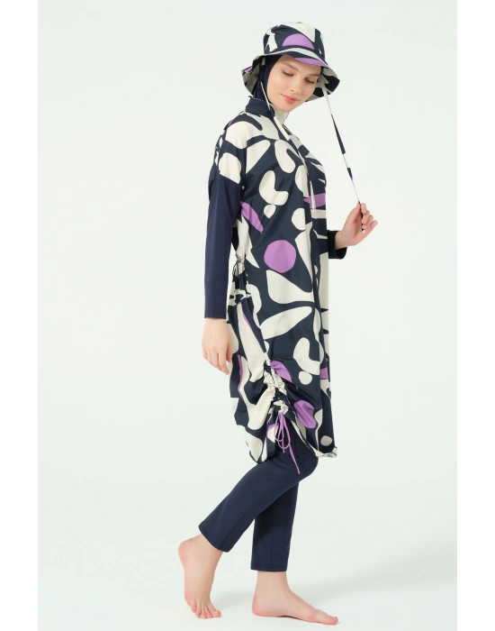 Şapkalı Rahat Tesettür Mayo