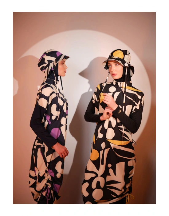 Şapkalı Rahat Tesettür Mayo