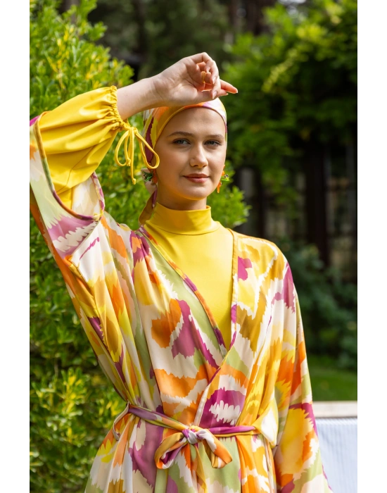 Morena Desenli Tesettür Mayo