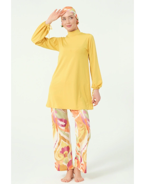 Morena Desenli Tesettür Mayo