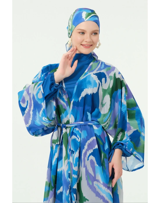 Morena Desenli Tesettür Mayo