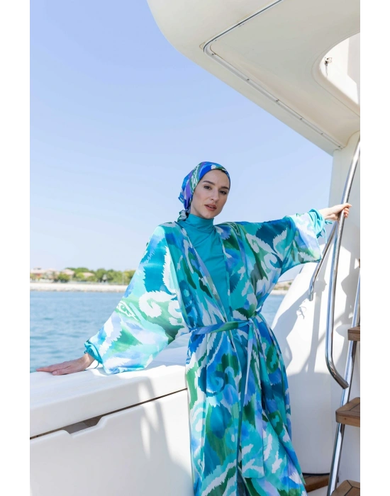 Morena Desenli Tesettür Mayo