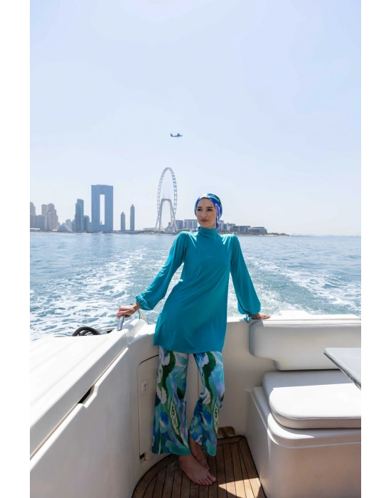 Morena Desenli Tesettür Mayo