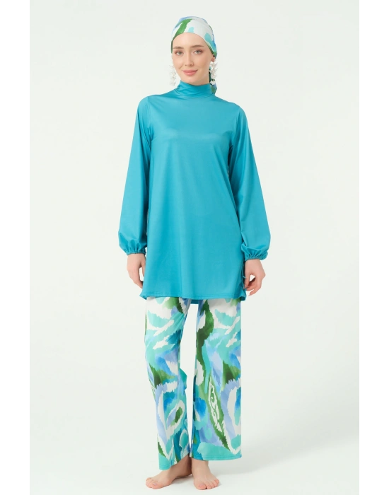 Morena Desenli Tesettür Mayo