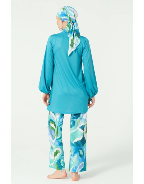 Morena Desenli Tesettür Mayo