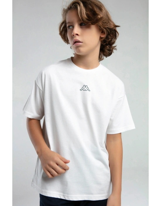 Erkek Çocuk Beyaz Tişört