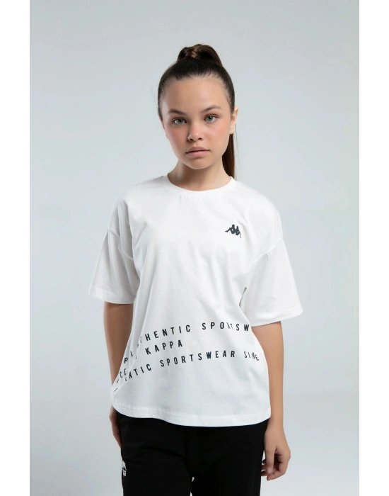 Kız Çocuk Beyaz Tişört