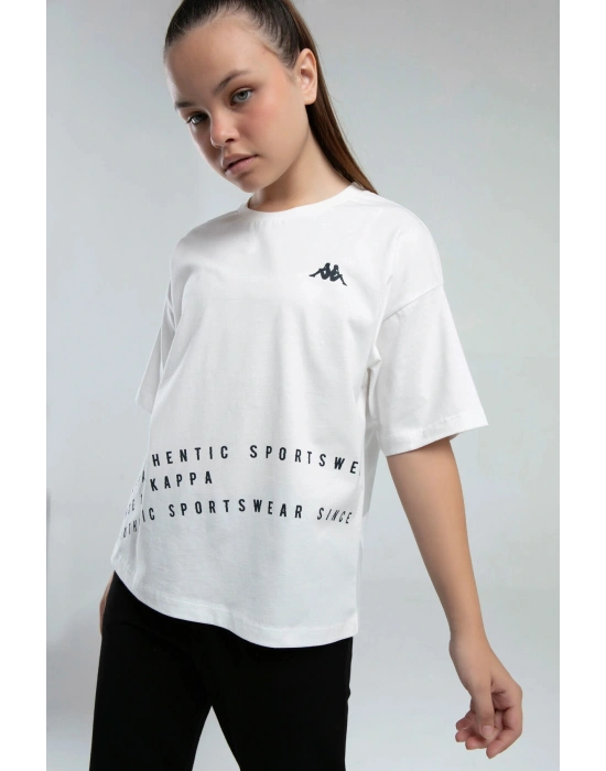 Kız Çocuk Beyaz Tişört