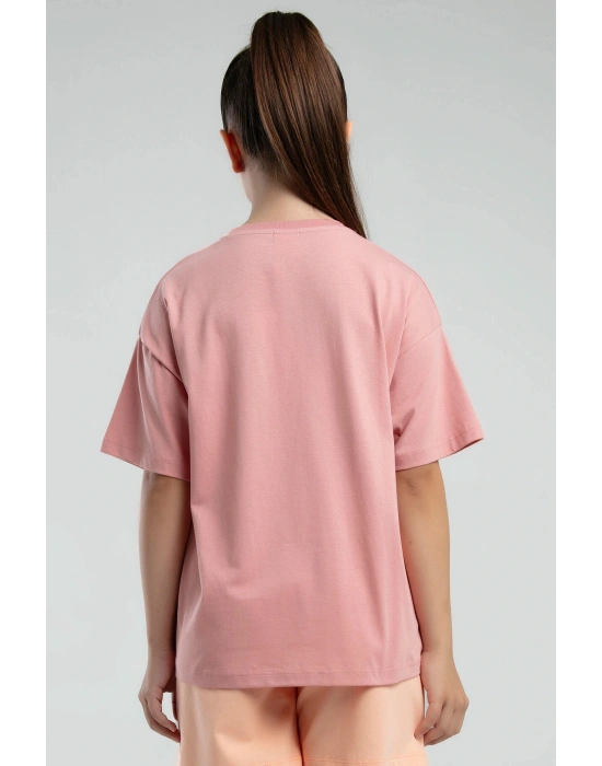Kız Çocuk Pembe Tişört